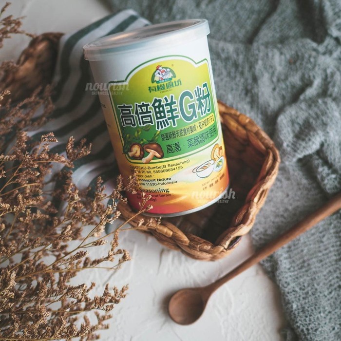 

Kaldu Jamur Chateau Vegan G Seasoning NO MSG 250 gr