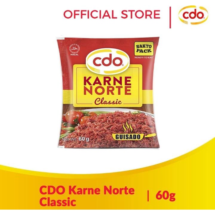 

CDO KARNE NORTE CLASSIC 60g/HOT & SPICY 150g