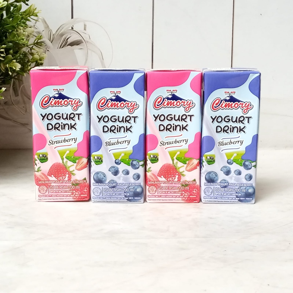 Cimory Yogurt Drink 200ml kartonan isi 24 pcs (Ed Desember 2023 )