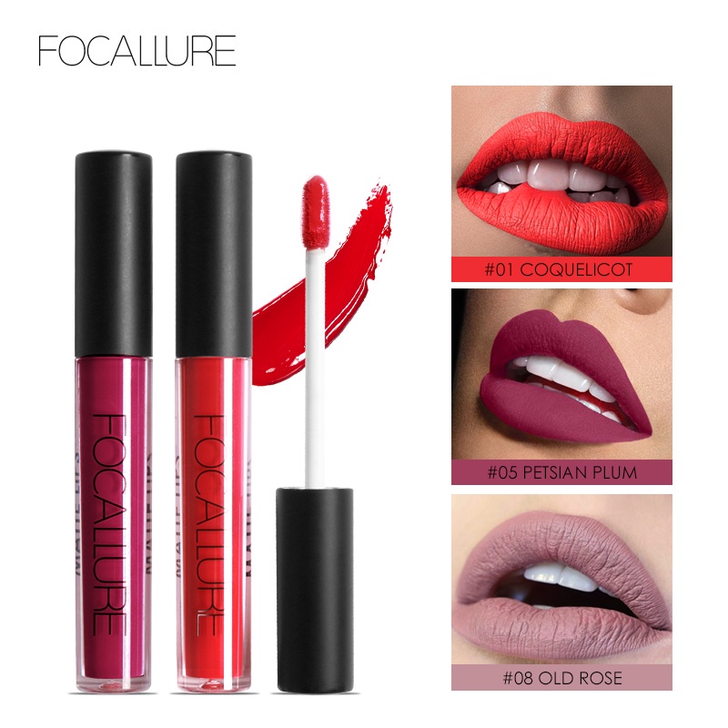 NIK - Focallure Ultra Chiclip Matte Waterproof Lipstick FA24 BPOM ORIGINAL