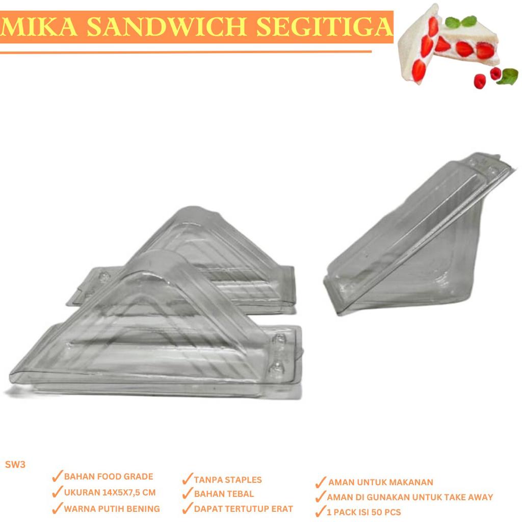 Mika Sandwich 14X5X7.5 Tray Sandwich (Isi 10 Pcs-SW3)