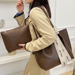 [Shoes&amp;Bag] Minimalist Shoulder Tote Bag  With Inner Pouch 10066