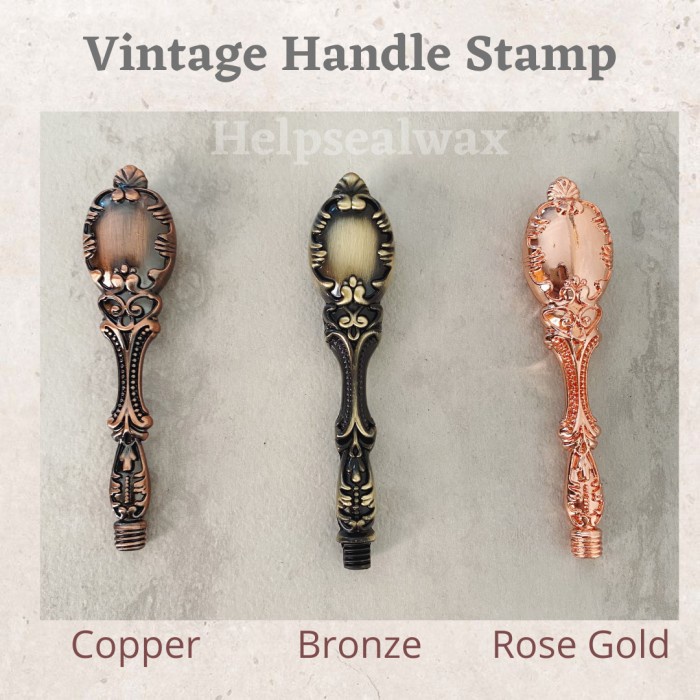 

Terlaris Vintage Handle Stamp (Gagang Stempel Kuningan Seal Wax )