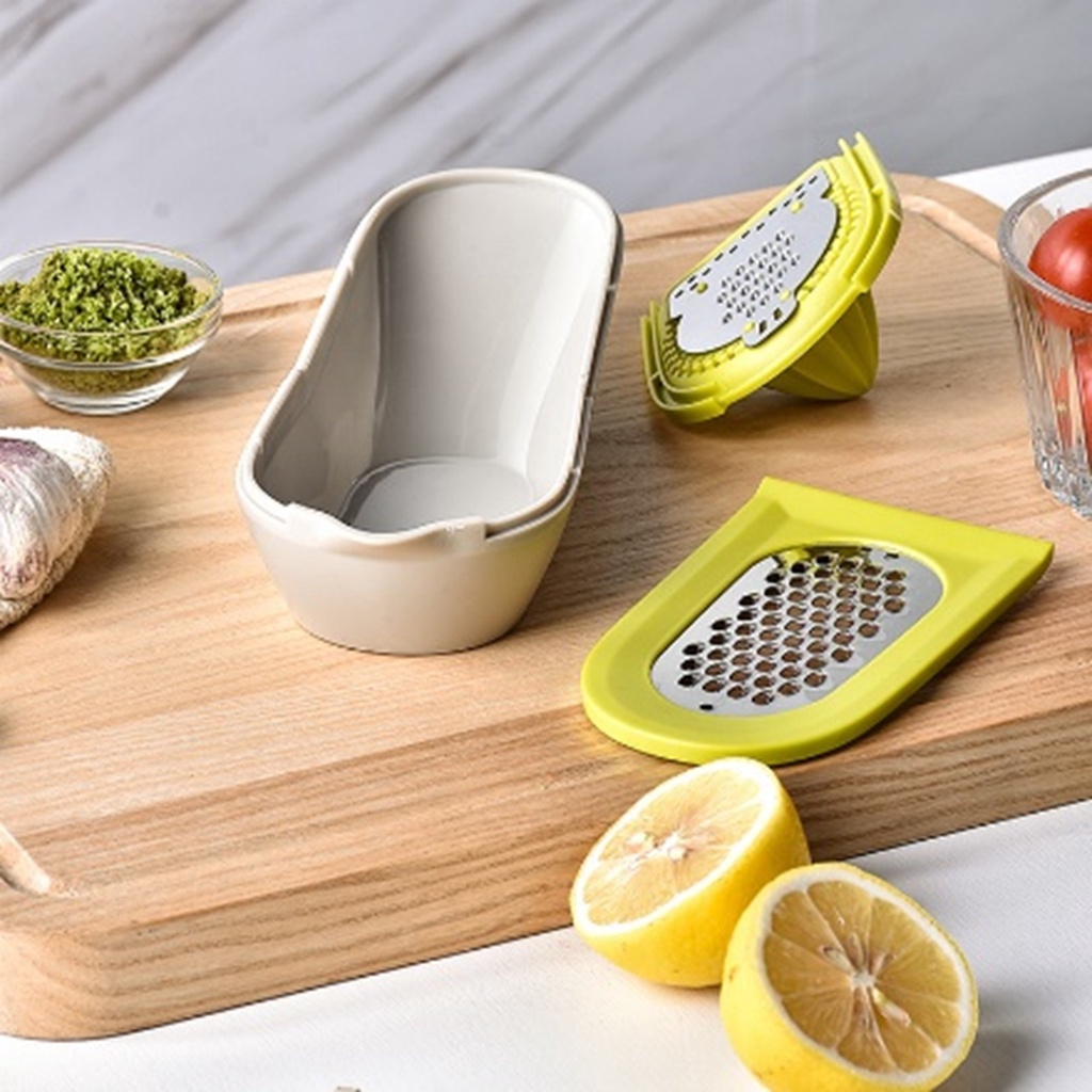 Press and Grater Parutan Pemarut Buah Lemon Serutan Perasan Jeruk