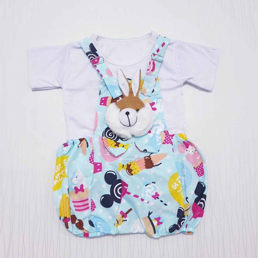 Baju Kodok Bayi Boneka Lucu Usia 0-12 Bulan Baby Alicia