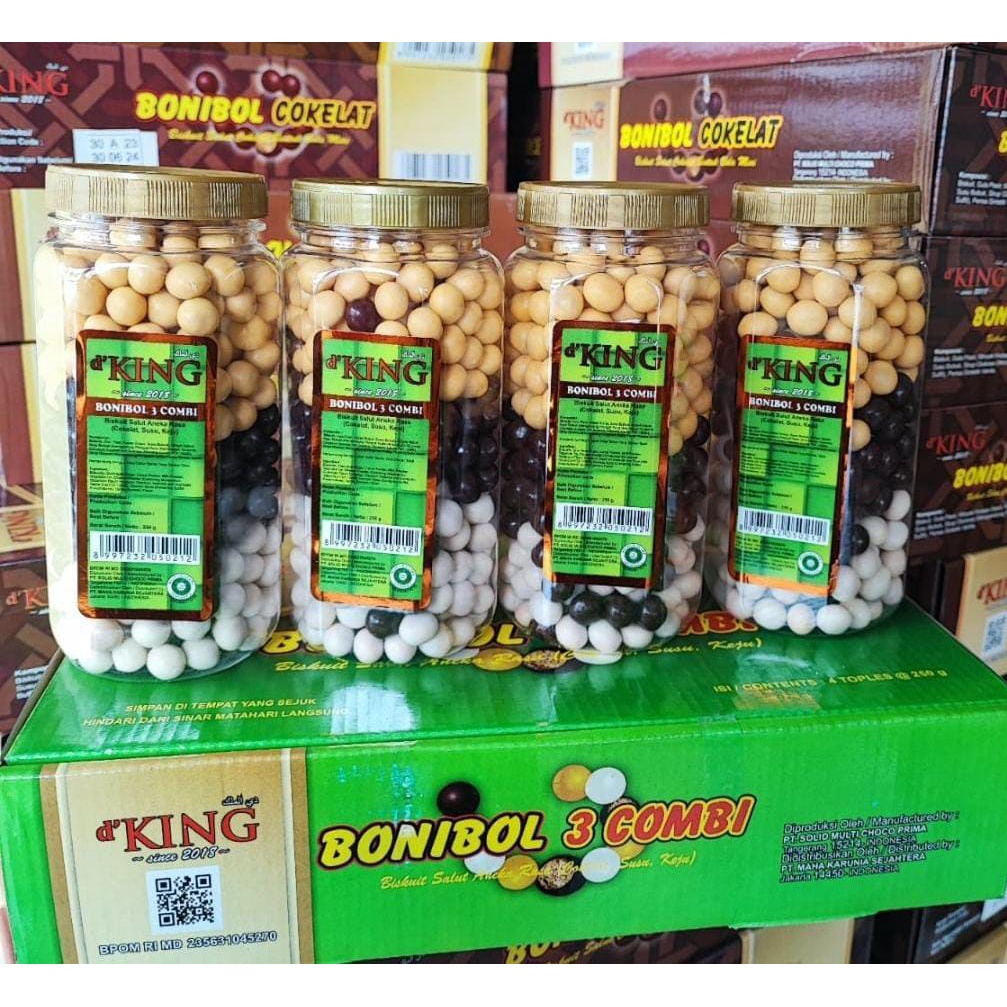 

Bonibol 3 Combi ( 1 Dus isi 4 Toples )