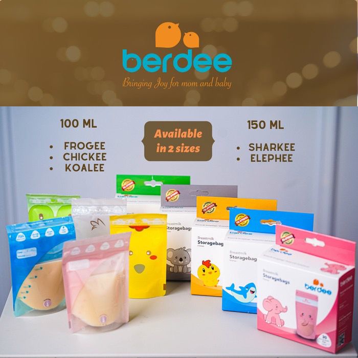 BERDEE KANTONG ASI  100ML 150ML / BREASTMILK STORAGE BAG / Wadah ASI / Penampung Susu ASI Termurah