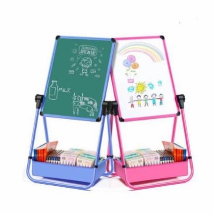 

Kids Drawing Board Whiteboard & Blackboard 2 in 1 Papan Tulis 2 sisi