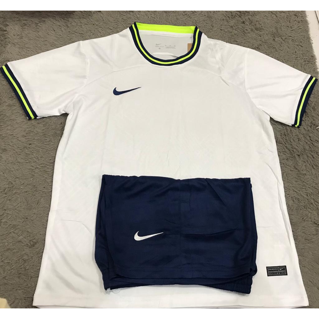 SETELAN BAJU FUTSAL SEPAK BOLA PUTIH POLOS GRADE ORI IMPORT