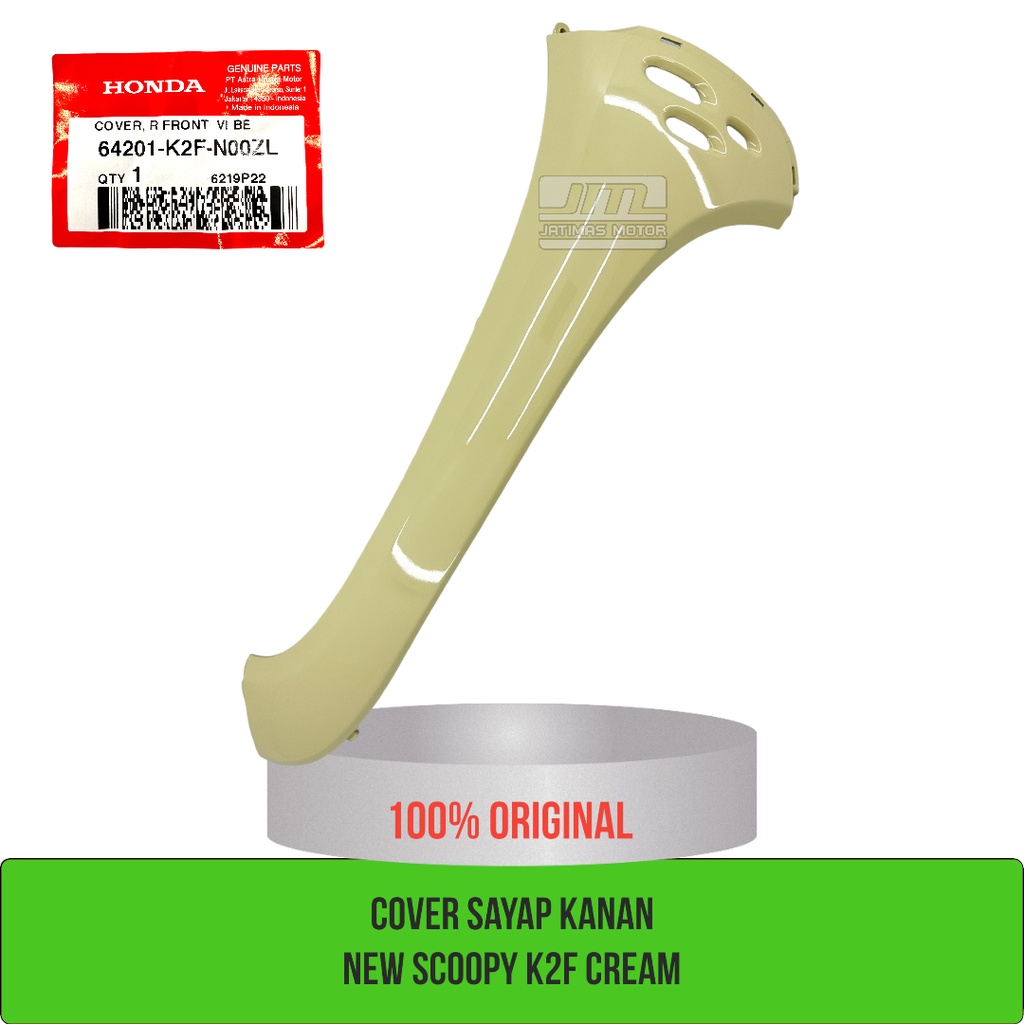 Cover sayap kanan kiri scoopy K2F cream 64201-K2F-N00ZL 64202-K2F-N00ZL