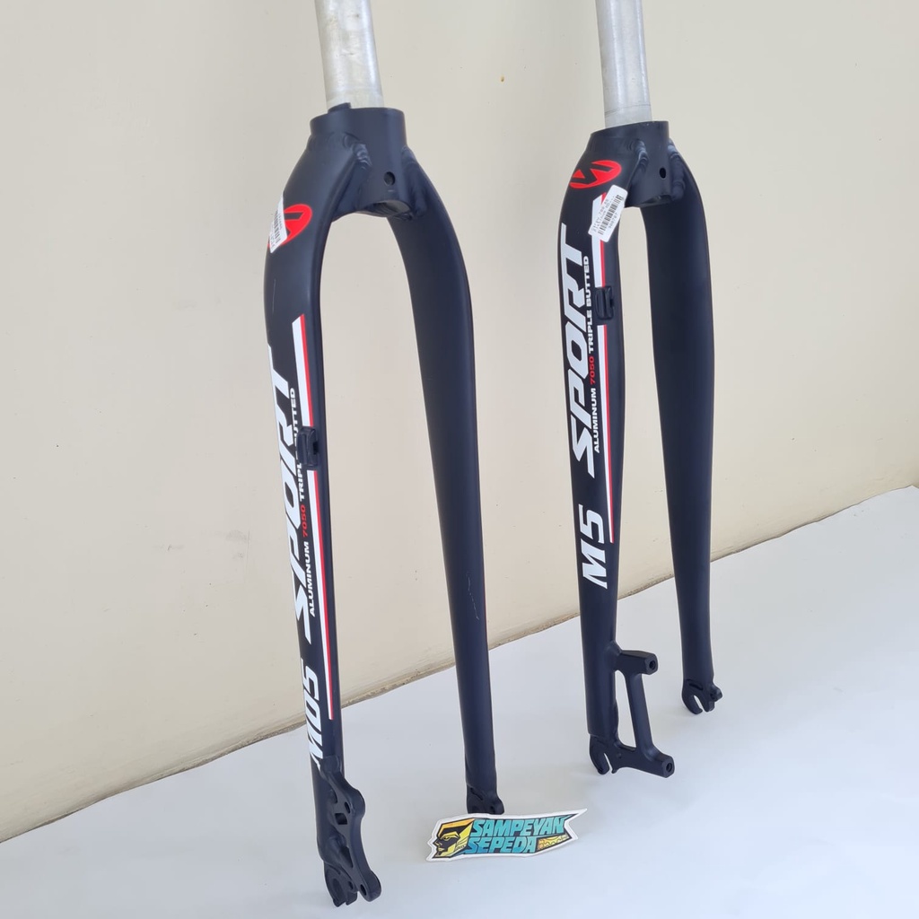 Fork Roadbike 700C MD5 M5 Fork Hybrid 700C MD5 M5 Garpu Sepeda Balap 700C Fork Rigid 700C MD5 M5 For