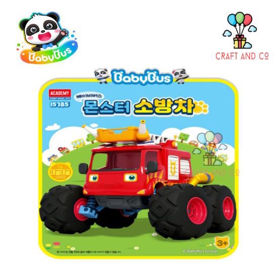 Mainan Mobil Monster Truck Babybus Police Car Truck Fire Truck Tow [Cod]