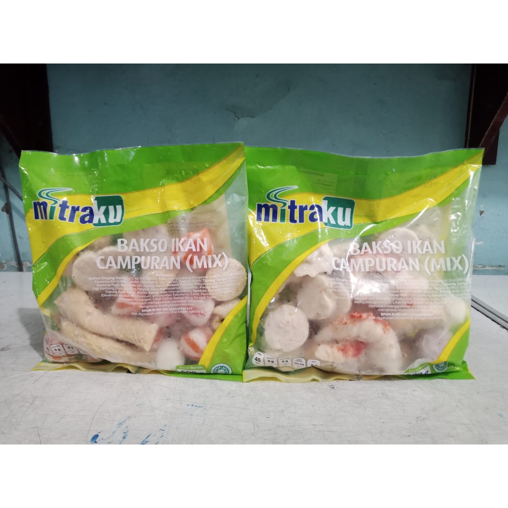 

Bakso Mix Seafood Mitraku 500gr