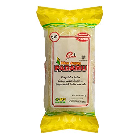 

MIE BIHUN JAGUNG PADAMU KUNING 175GR