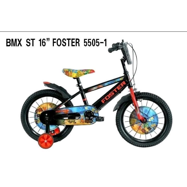 Sepeda Anak Laki Ukuran 12&quot; 16&quot; 18 BMX FOSTER 5505-1 sepeda anak murah , sepeda bmx x 03L
