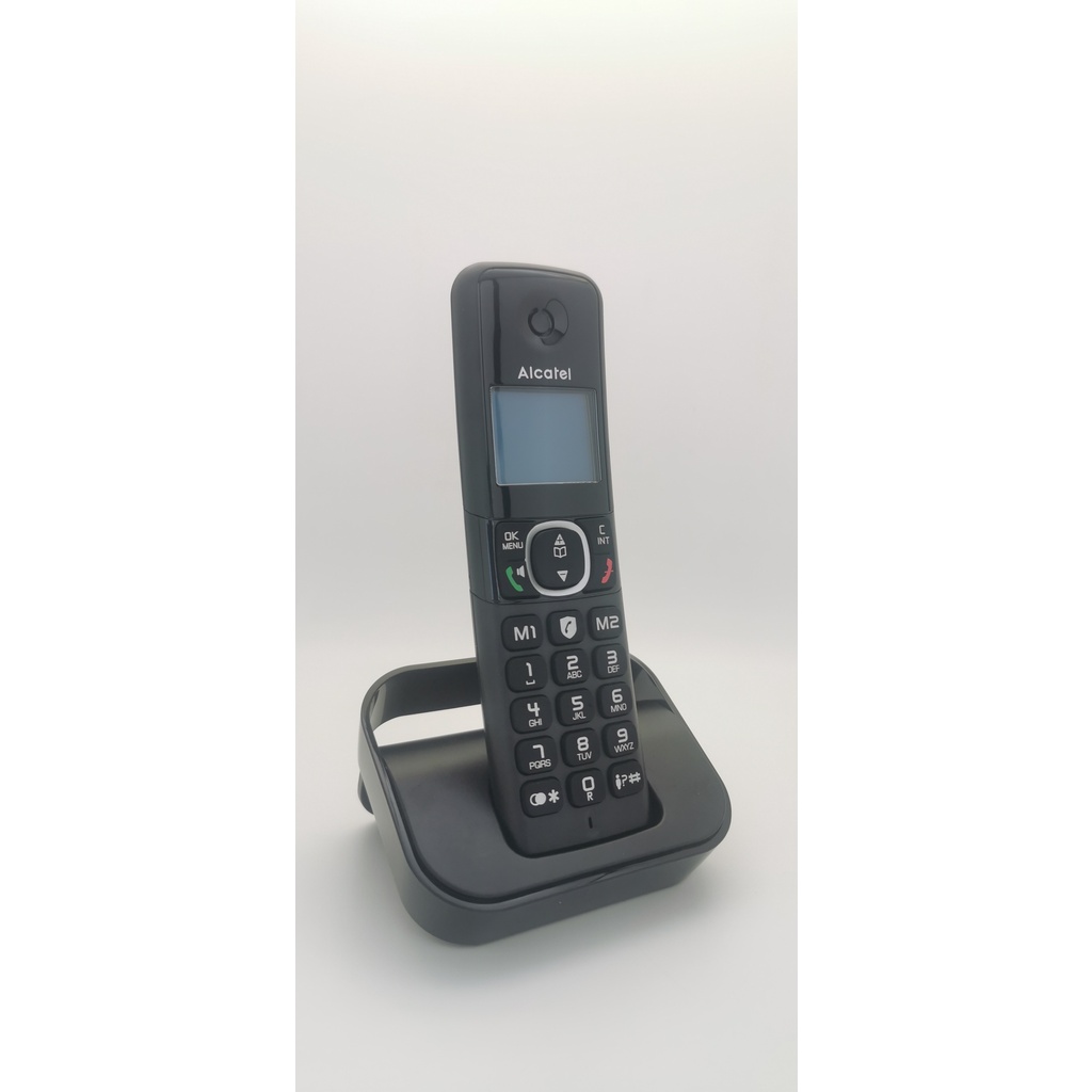 ALCATEL F860 Cordless Phone Telepon Wireless - Black