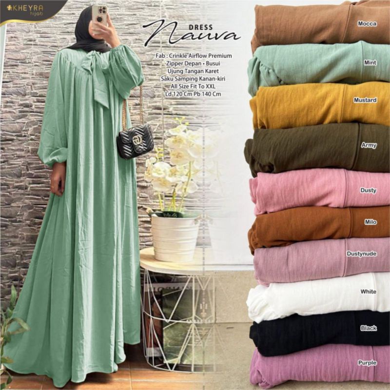 GAMIS NAUVA DRESS // LALITA DRESS ORIGINAL BY KHEYRA HIJAB