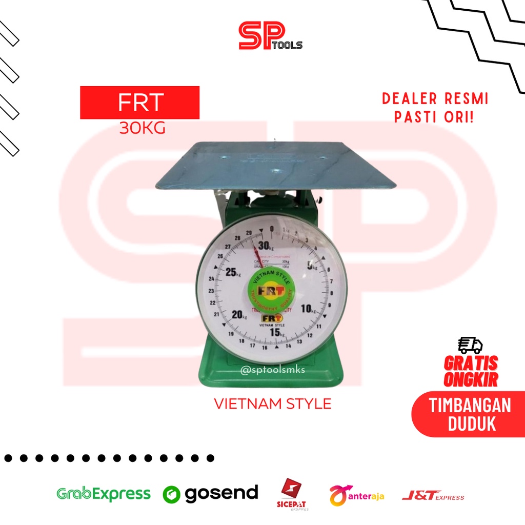 TIMBANGAN DUDUK 30KG ANALOG JARUM KUE / BUAH / SAYUR FRT MODEL VIETNAM