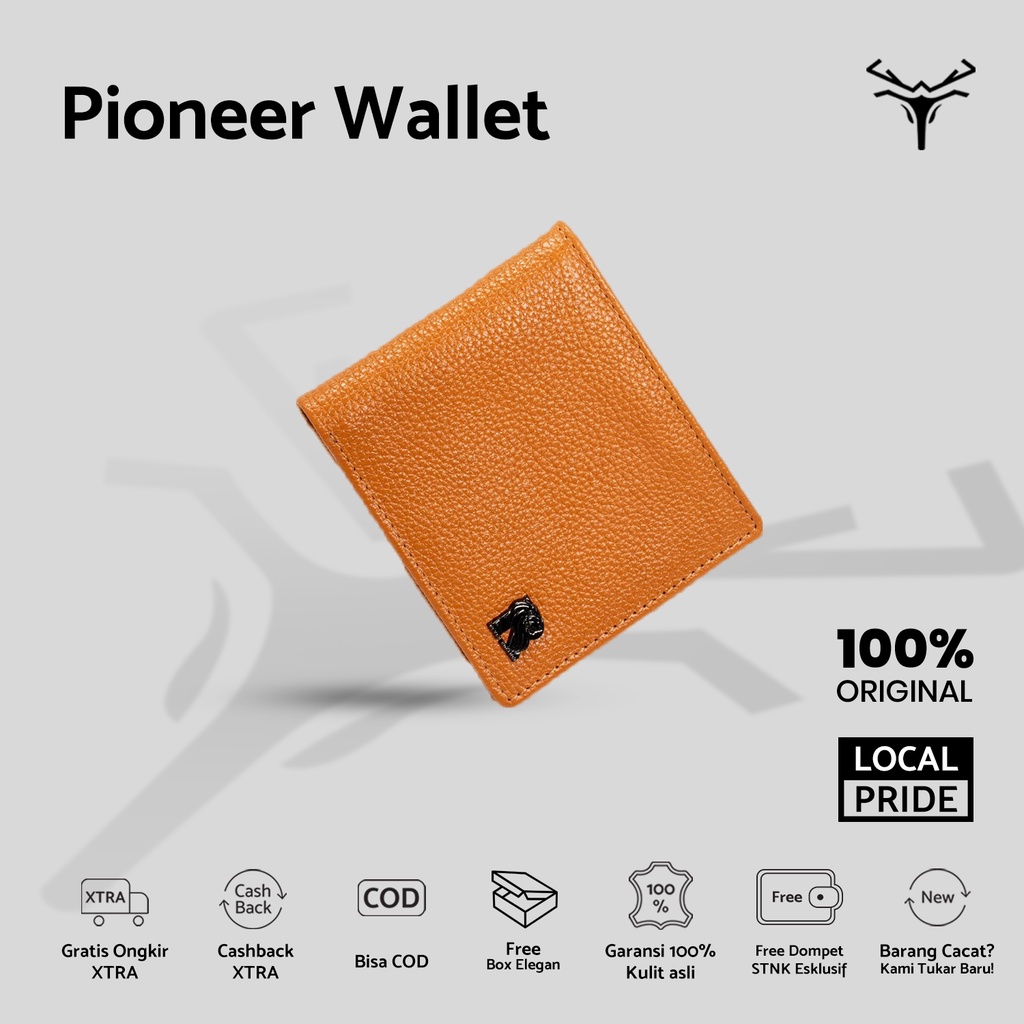 Dompet Kulit  | Pioneer Wallet | Pioneer | Dompet | Wallet | Fashion Pria | Dompet Lipat |  Dompet P