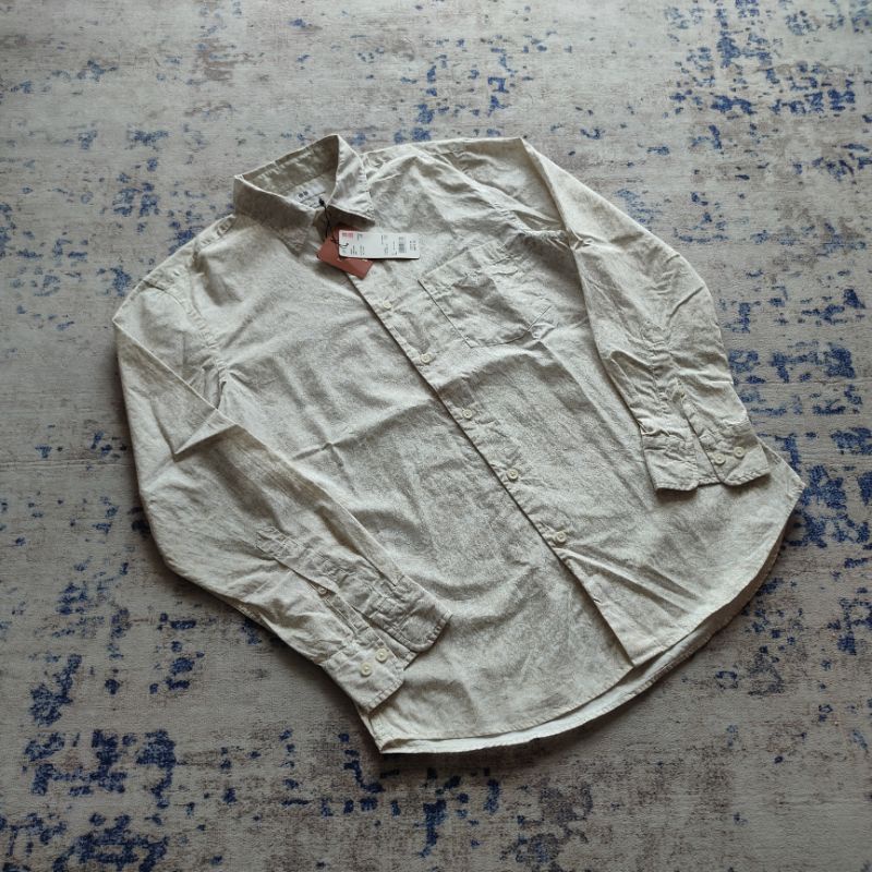 SHIRT LONG SLEEVE UNIQLO BATIK COLLECTION (A037)