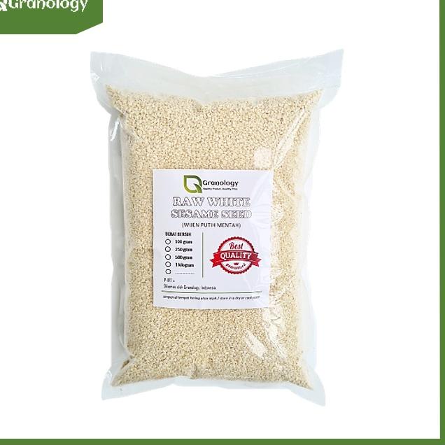 

Penawaran Spesial Wijen Putih / White Sesame Seed (1 kilogram) by Granology