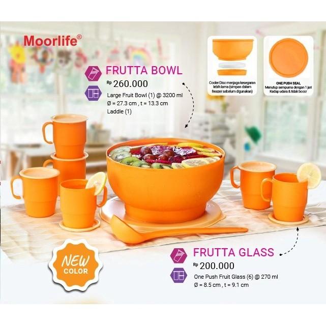 

Wadah Es Buah Tupperware - Wadah Sop Buah - Mangkuk Es Frutta Set 071