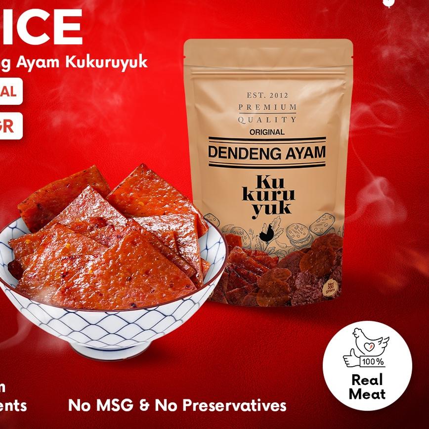

➸ [PREMIUM] Dendeng Ayam Kukuruyuk Makanan Siap Saji - 200 Gram ➦