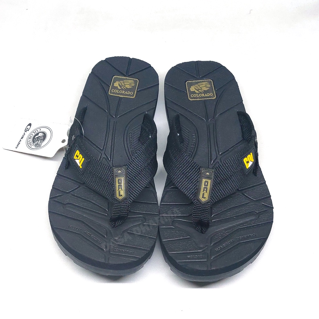 Sandal Barnet Colorado Star Jepit Gunung Pria Hitam Size 39 - 42