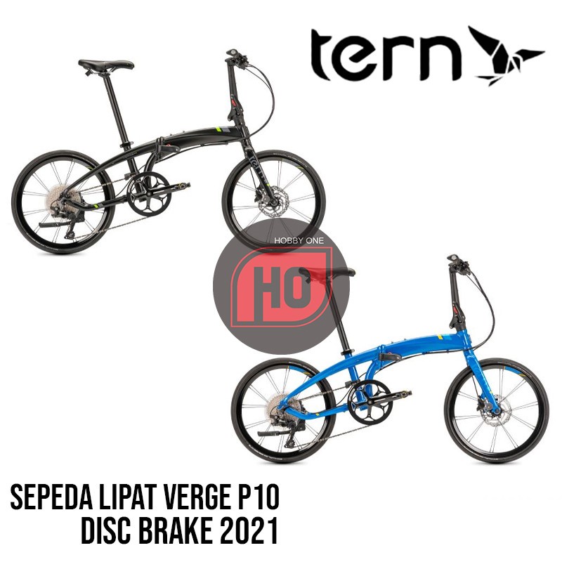 TERN VERGE P10 Folding Bike Disc Brake - Sepeda Lipat