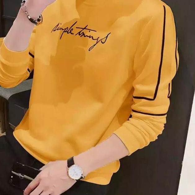 ➧ KAOS PRIA / KAOS PRIA LENGAN PANJANG / KAOS COWOK MODEL TERBARU KOREA / KAOS PRIA KEREN / BAJU KAO