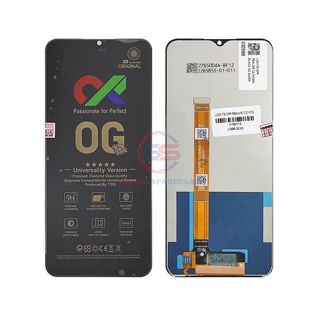 LCD REALME C21Y / C25Y FULLSET TOUCHSCREEN ORI