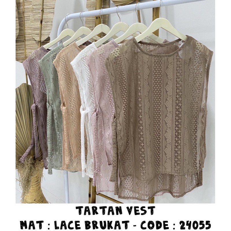 VEST BURKAT TALI PREMIUM / LACE BURKAT ROMPI WANITA