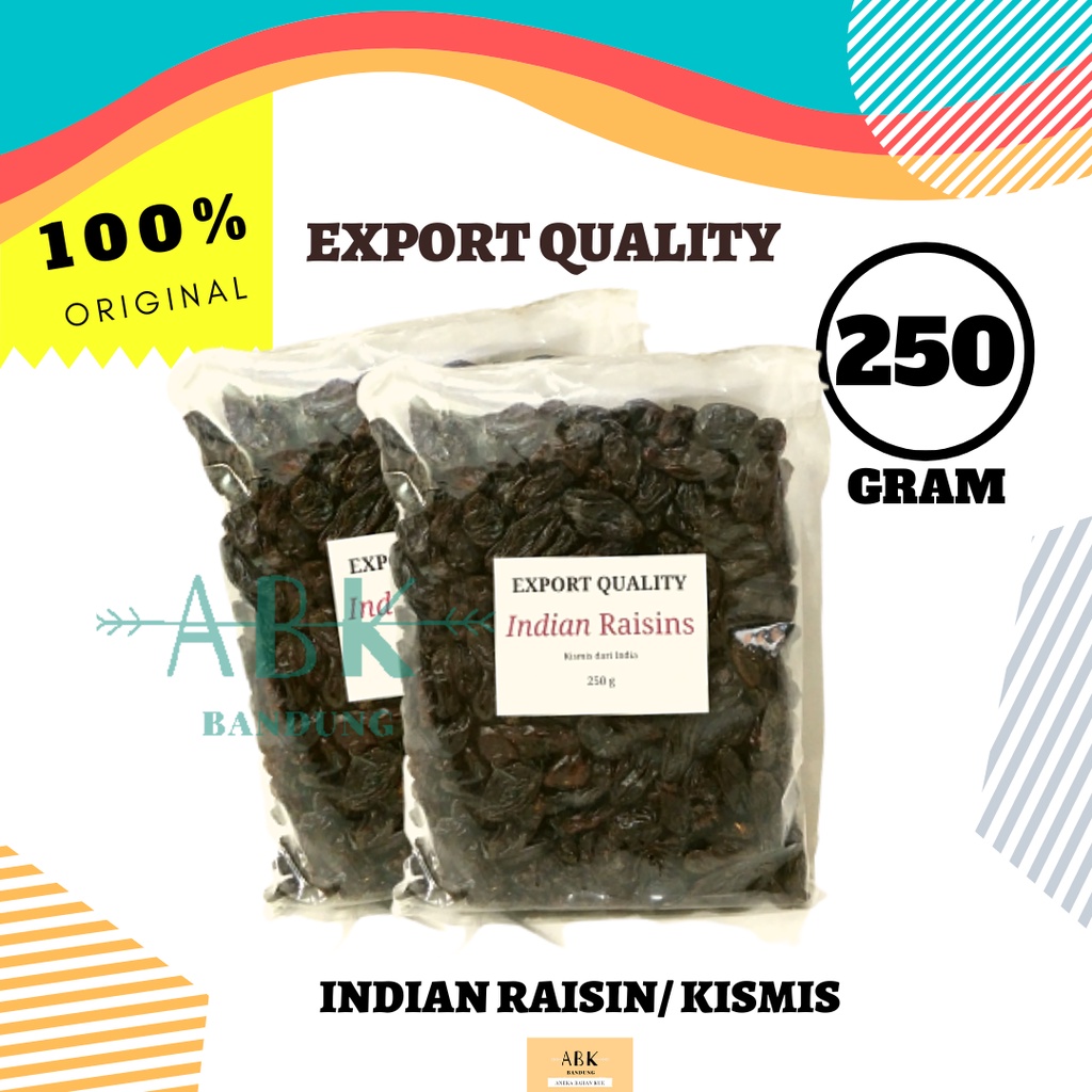 

KISMIS HITAM INDIA 250GR IMPOR | BLACK RAISIN | DARK RAISIN