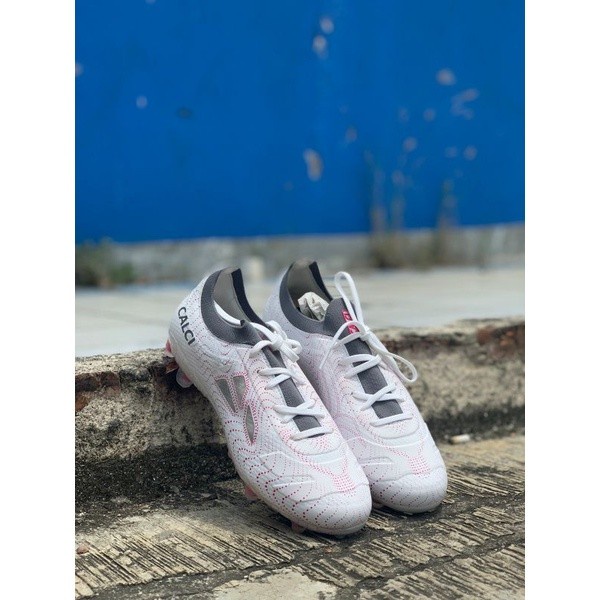 {MentariStore} SEPATU BOLA CALCI VOLTRIX SC ELITE FG NEW - WHITE BLUE 39 Diskon