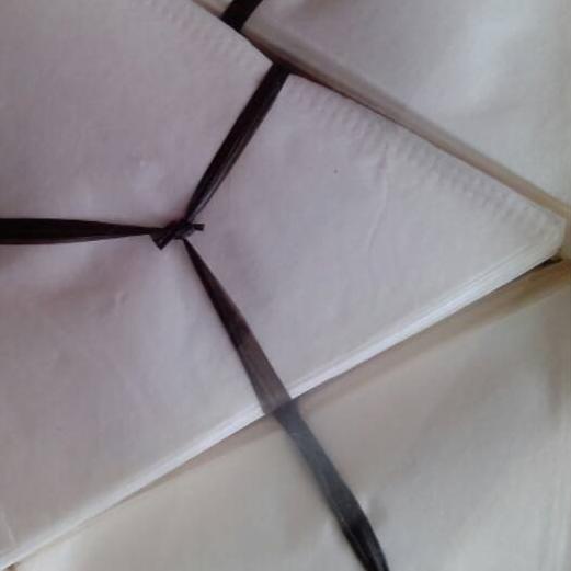 

➲ Kantong teh celup model segitiga sama sisi 8 cm ukm ☊