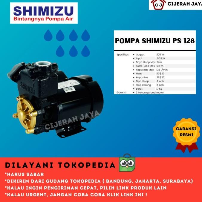 SHIMIZU PS 128 BIT ORIGINAL POMPA AIR SHIMIZU 128 BIT