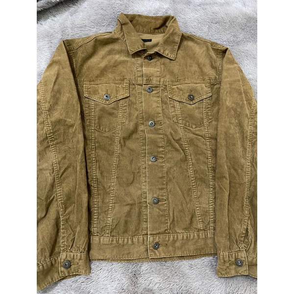 Jaket uniqlo corduroy