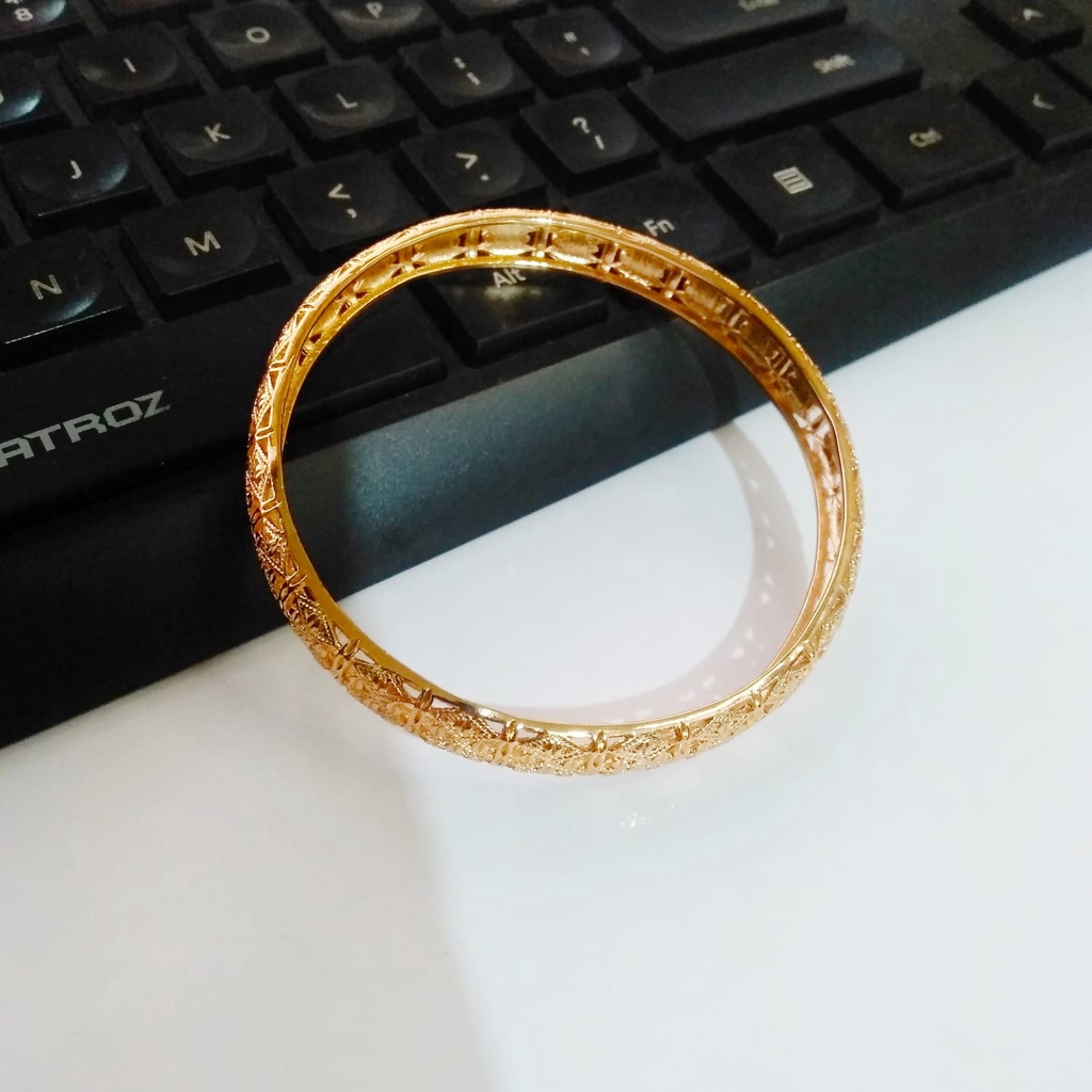 AV228 Grosir Gelang Kolong Dewasa Gelang Bangle Ukir