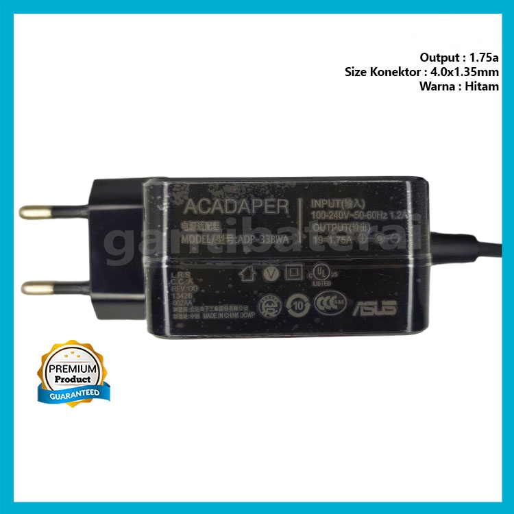 Adaptor Charger Asus VivoBook E12 E203NAH E203NA E203N 19V 1.75A
