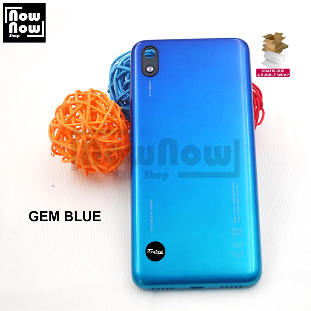 Backdoor Tutup Belakang Baterai Xiaomi Redmi 7A MZB7995IN M1903C3EG M1903C3EH M1903C3EI Backcover Back Casing Housing Cover Belakang Back Case Panel Replacement