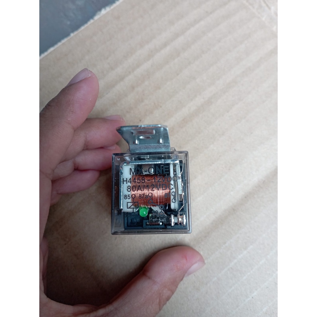 Relay Transparan Lampu Kaki 5 12v 80 Ampere Relay Klakson 12 Volt 5 Kaki Transparan Relay Pemutus 5 Kaki 5 Kaki  5 Pin 12Volt