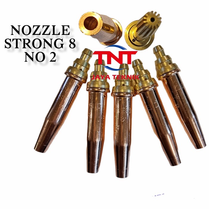 Cutting Tip Strong 8 No 2 / Nozzle Tip Strong 8 St8 No 2 Gas Lpg