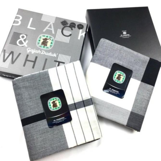 Sarung Gajah Duduk Premium Pria Dewasa Sarung Tenun Sholat Original