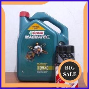accessories promo paket oli castrol magnatec 10w-40&filter oli avanza-xenia-agya-ayla-sigra-calya-te
