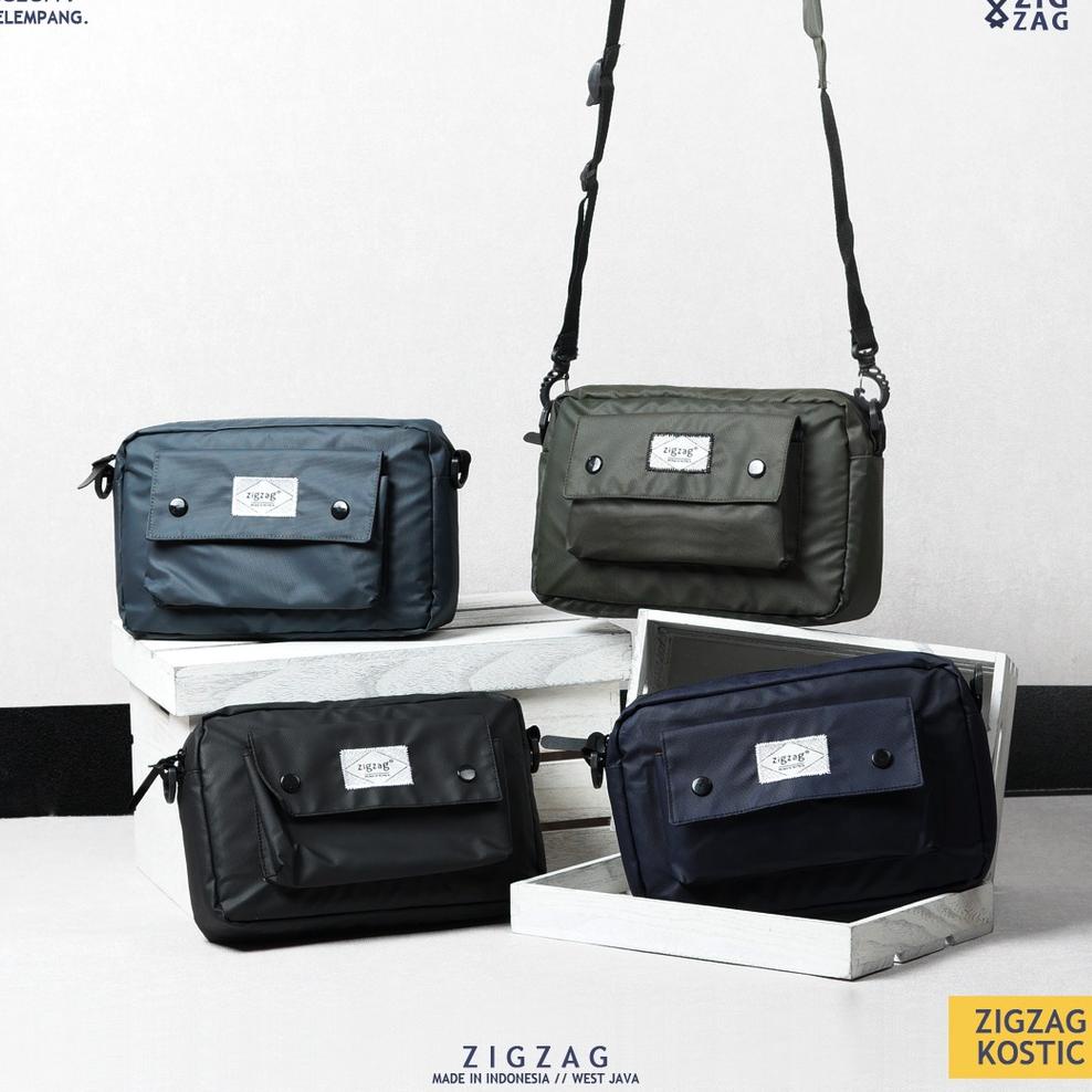 PALING LARIS ZIGZAG Costic Tas Selempang Pria / Tas Selempang Pria / Tas Premium