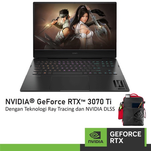 HP Omen 16-k0039TX i9-12900H 32GB 1TB RTX3070Ti QHD 165Hz 100% sRGB W11 OHS
