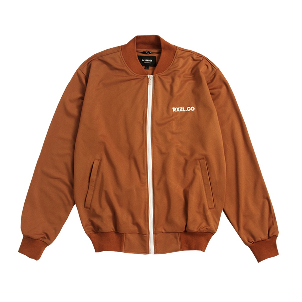 Raxzel Jaket Varsity Mocash Brown 3B