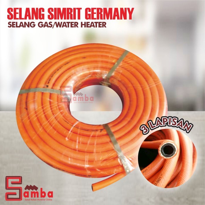 best produk] SELANG GAS SIMRIT PRIMAFLEX GERMANY 3 LAPIS (SNI) DIN 8541 1ROLL (40M)