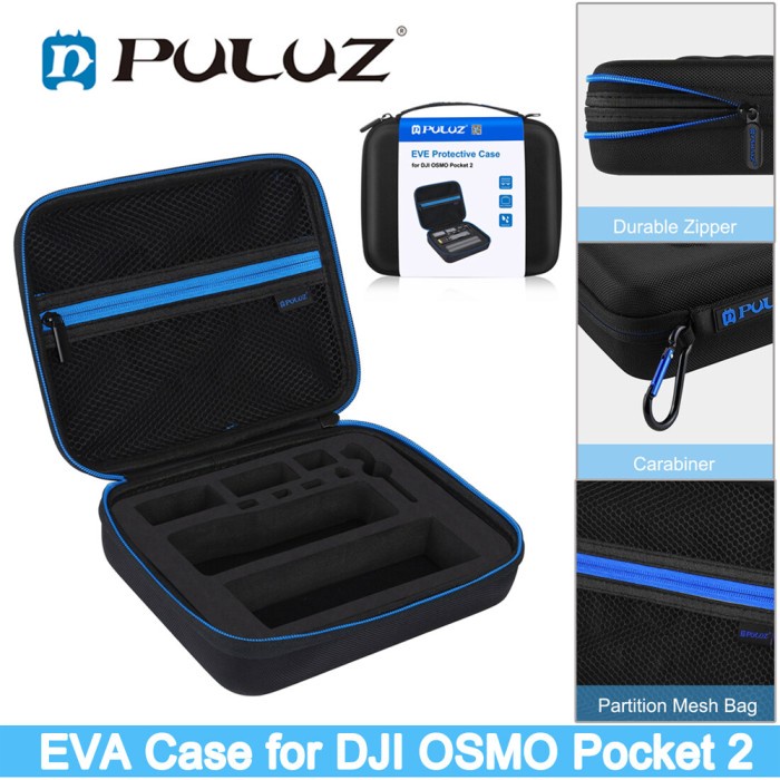 Terlaris Puluz Hardcase Eva Bag For Dji Osmo Pocket 2 - Fimi Palm - Moza Moin
