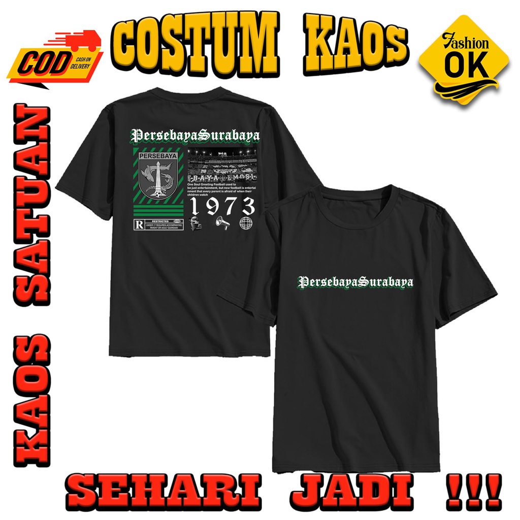 KAOS PERSEBAYA 96 KAOS PERSEBAYA SURABAYA DISTRO BAJU PERSEBAYA